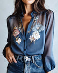 Floral Boho Chic Women's Blouse
