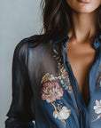 Floral Boho Chic Women's Blouse
