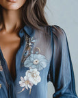 Floral Boho Chic Women's Blouse
