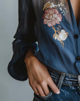 Floral Boho Chic Women's Blouse