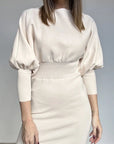 CAROLYN™ - Classy Balloon Sleeve Dress