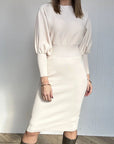 CAROLYN™ - Classy Balloon Sleeve Dress