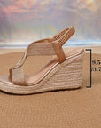 Noelle | Knit Open Toe Heels