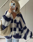Cozy Stripe Sweater Cardigan