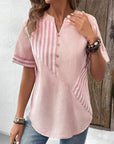 Lila | Soft Striped Blouse