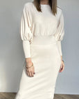 CAROLYN™ - Classy Balloon Sleeve Dress
