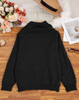 Zelina - Long Sleeve Sweater With Pocket
