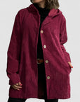Cordia™ | Cozy Corduroy Hooded Jacket