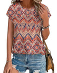 Necie | Chic Printed Blouse