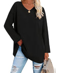 Alicia™ - Relaxed V-Neck Sweater