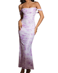 PRIMROSE™ – Stylish One-Shoulder Corset Mesh Dress