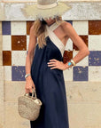 MILLEN™ - Cross Neck Elegance Dress