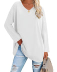 Alicia™ - Relaxed V-Neck Sweater