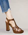 Yvette – Handmade Eco-Leather Sandal with High Heel