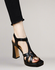 Yvette – Handmade Eco-Leather Sandal with High Heel