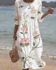 Calla™ | Everyday Comfort Dress With Floral Print
