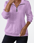 Celeste - Soft Knit Zip Sweater