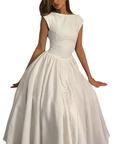 VIOLET™ – Elegant Summer Bodycon White Long Dress