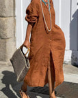 Cassy | Timeless Linen Maxi
