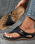 Hayley - Comfortable Wedge Sandals
