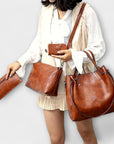 Olivia - 4-Piece Vintage Bag Set