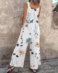 Comfortable printed overalls
