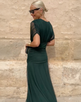 Mela | Elegant V-Neck Maxi