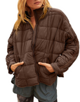 APRIL™ – Lightweight Compact Zip Puffer Jacket