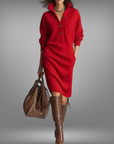 Jane - warm knit dress