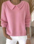 Savrani™ | Comfortable long-sleeved cotton sweater