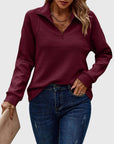 Molly | Elegant Half-Zip Sweater