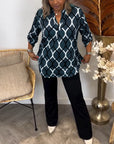 Janny™ | Casual Blouse with Long Sleeves and Elegant Pattern