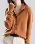 Claire | Retro-Style Cashmere Cardigan