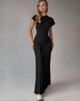 LOLA™ - Elegant Wrap Ruched Bodycon Formal Dress