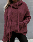 Zelina - Long Sleeve Sweater With Pocket