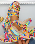 Kiara - Platform Ankle Strap Sandals With Elevated Comfort