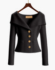 Kenny – Ribbed Button-Up Cardigan