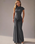 LOLA™ - Elegant Wrap Ruched Bodycon Formal Dress