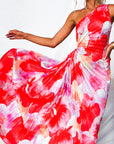 Adeline™ | Vibrant Tropical Evening Dress
