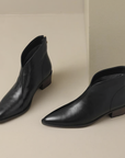 Camille | Luxury Low-Heel Ankle Boots