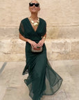 Mela | Elegant V-Neck Maxi