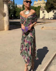 Mela | Elegant V-Neck Maxi