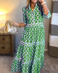 ALYANA™ - Chain Link Midi Dress