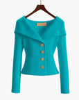 Kenny – Ribbed Button-Up Cardigan