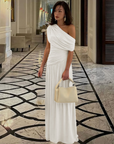 SHINA™ - Elegant One Shoulder Evening Maxi Dress