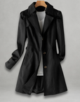 Dani™ | Stylish Longline Button-Down Coat