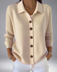 Layla™ Lapel Button Knitted Cardigan Sweater