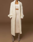 Ivory Hold Me Close Shawl Collar Cardigan