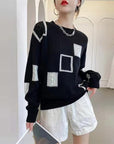 Clarisse™ - Relaxed Geometric Pullover
