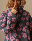 Fleur™ | Floral Fleece Sweater